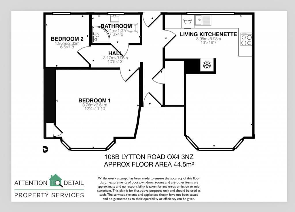 Floorplans For Lytton Road, Oxford