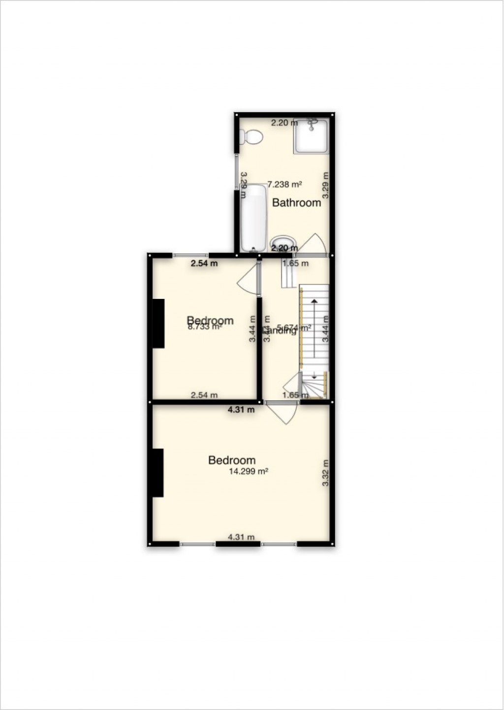 Floorplans For Temple Street, Oxford