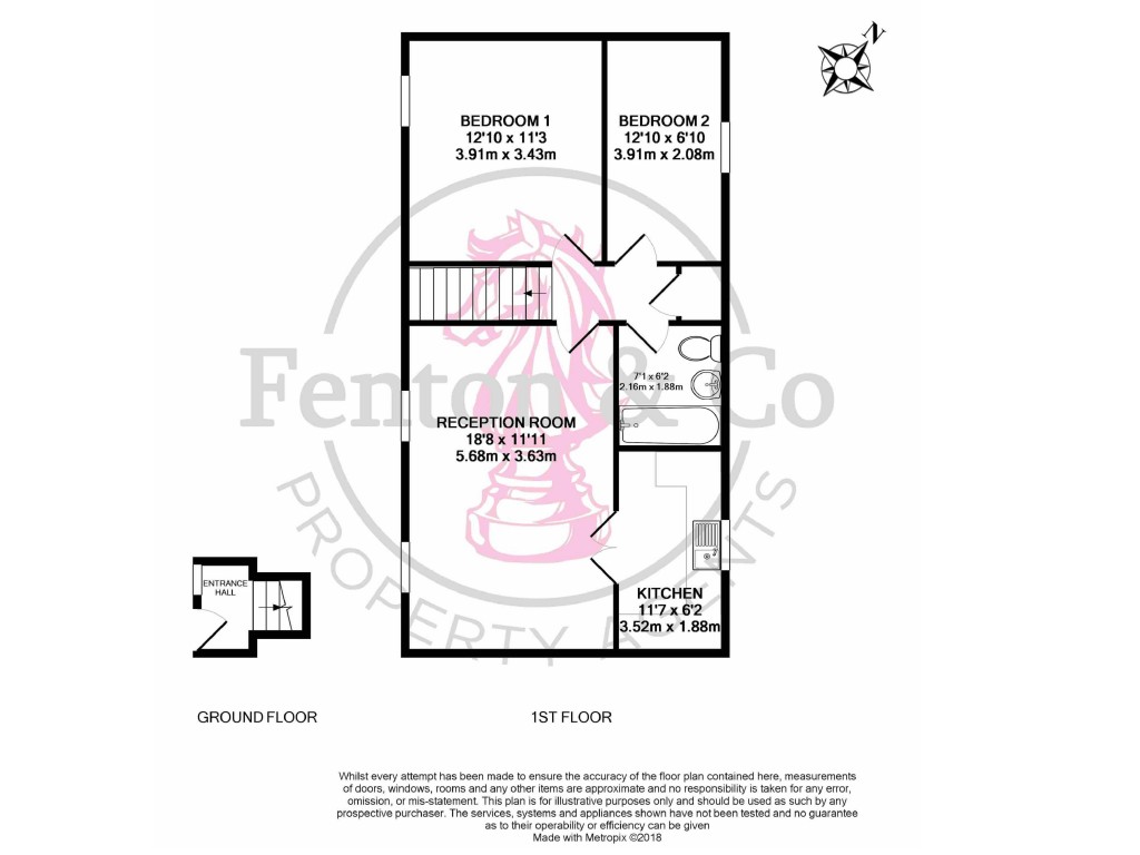 Floorplans For Hubble Close, Headington, Oxford