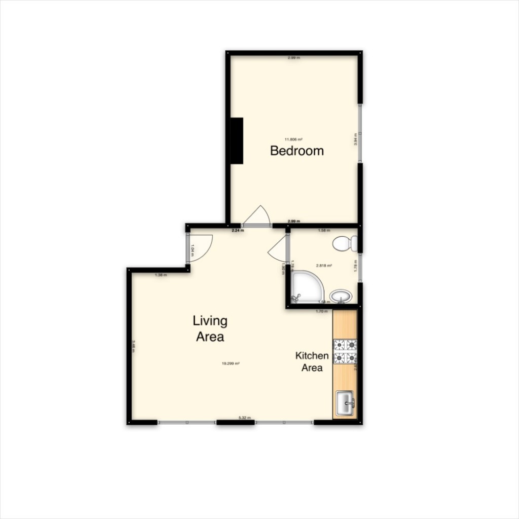 Floorplans For Woodstock Road Flat C, Yarnton, Kidlington