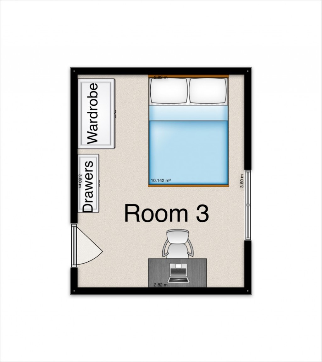 Floorplans For Lake Street Room 3, Oxford