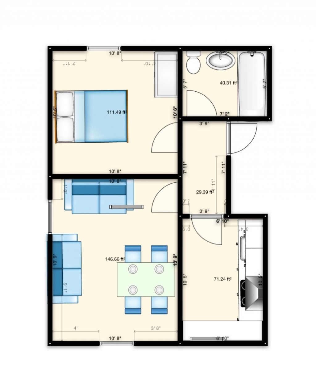 Floorplans For Berry Croft, Abingdon