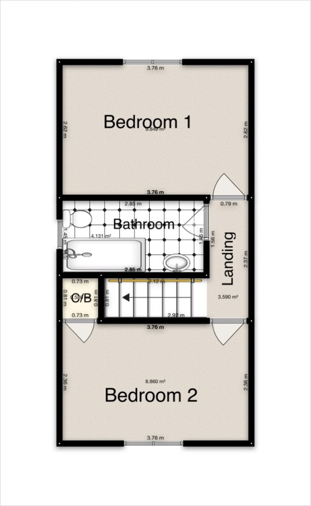 Floorplans For Blackstock Close, Headington, Oxford