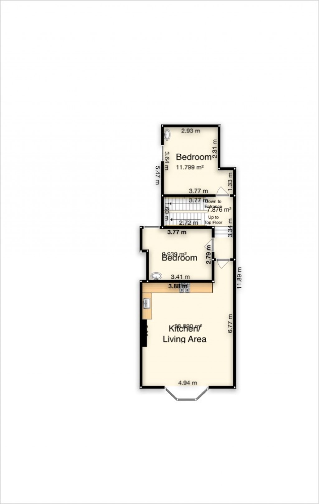 Floorplans For Lysander, Lysander Court, 184 Cowley Road, Oxford