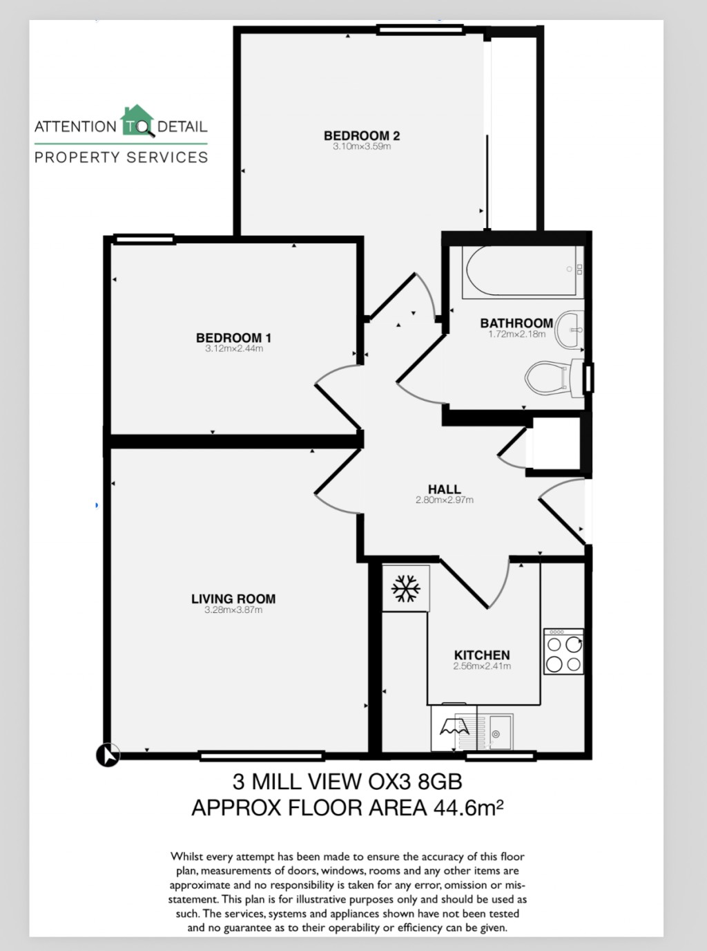 Floorplans For Headington, Oxford