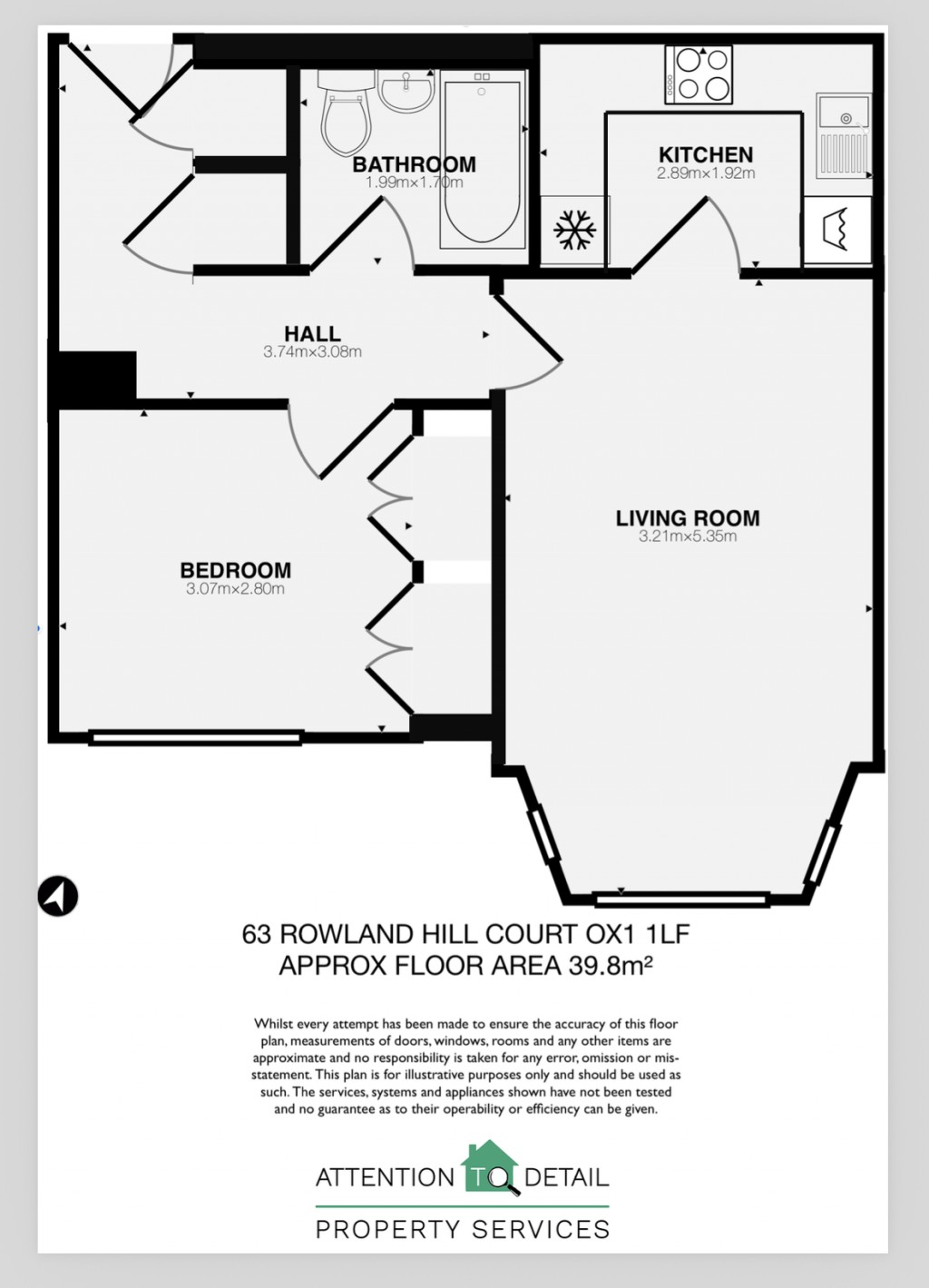 Floorplans For Rowland Hill Court, Osney Lane, Oxford