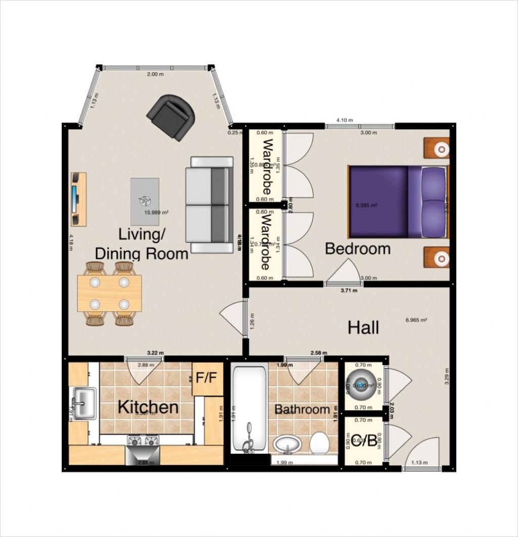 Floorplans For Rowland Hill Court, Osney Lane, Oxford