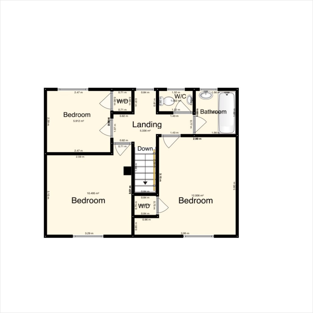Floorplans For Girdlestone Road, Headington, Oxford