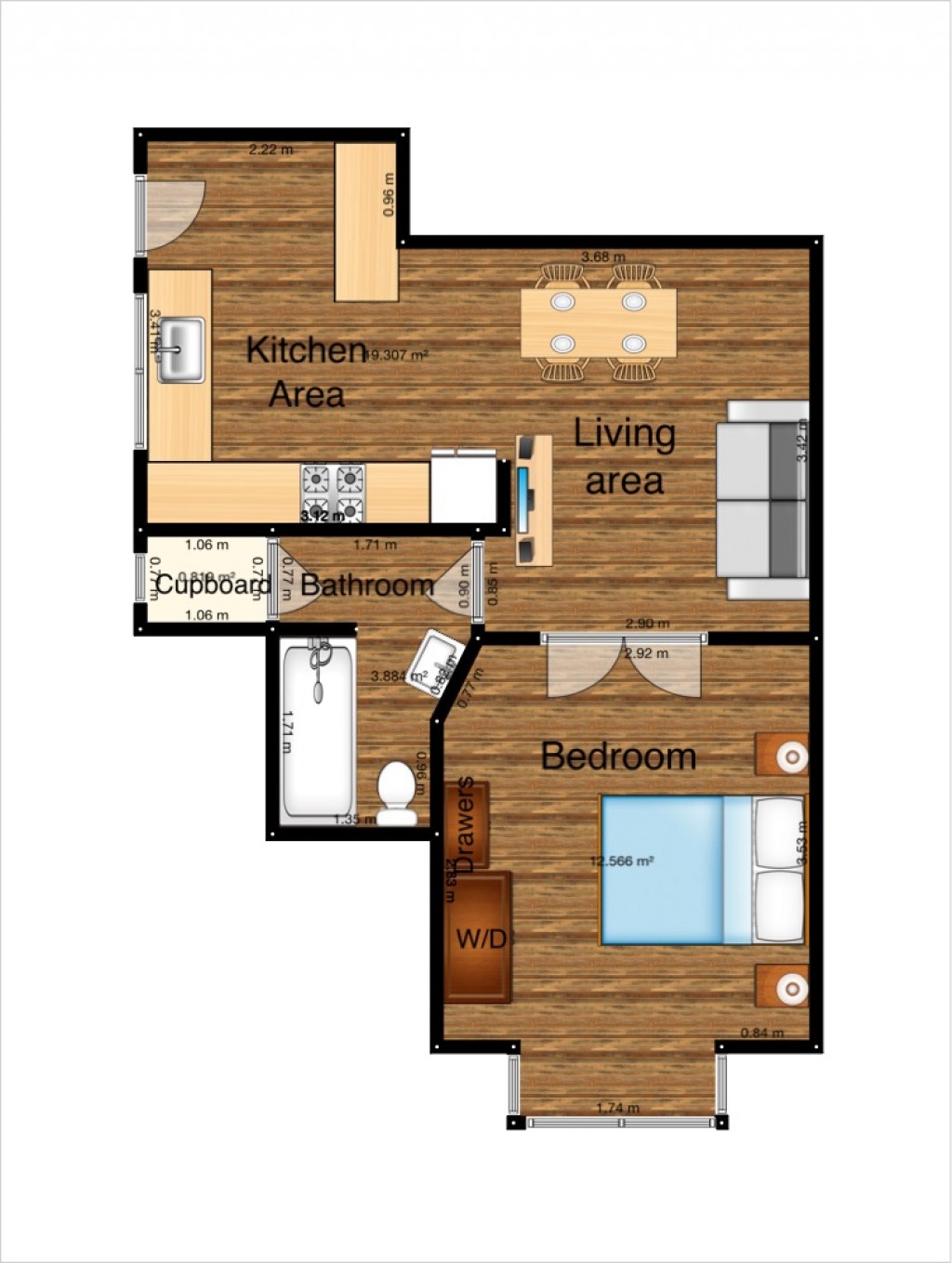Floorplans For Cowley Road, 449 Cowley Road, Oxford
