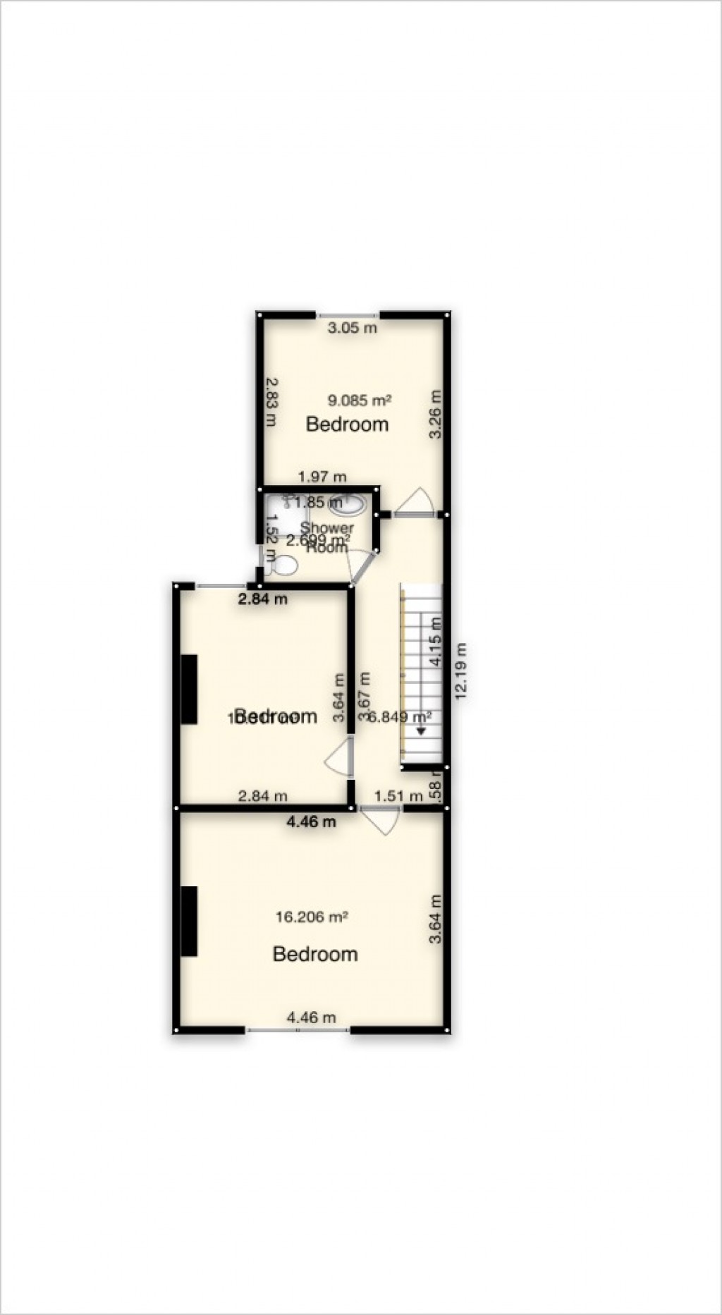 Floorplans For Denmark Street, Oxford