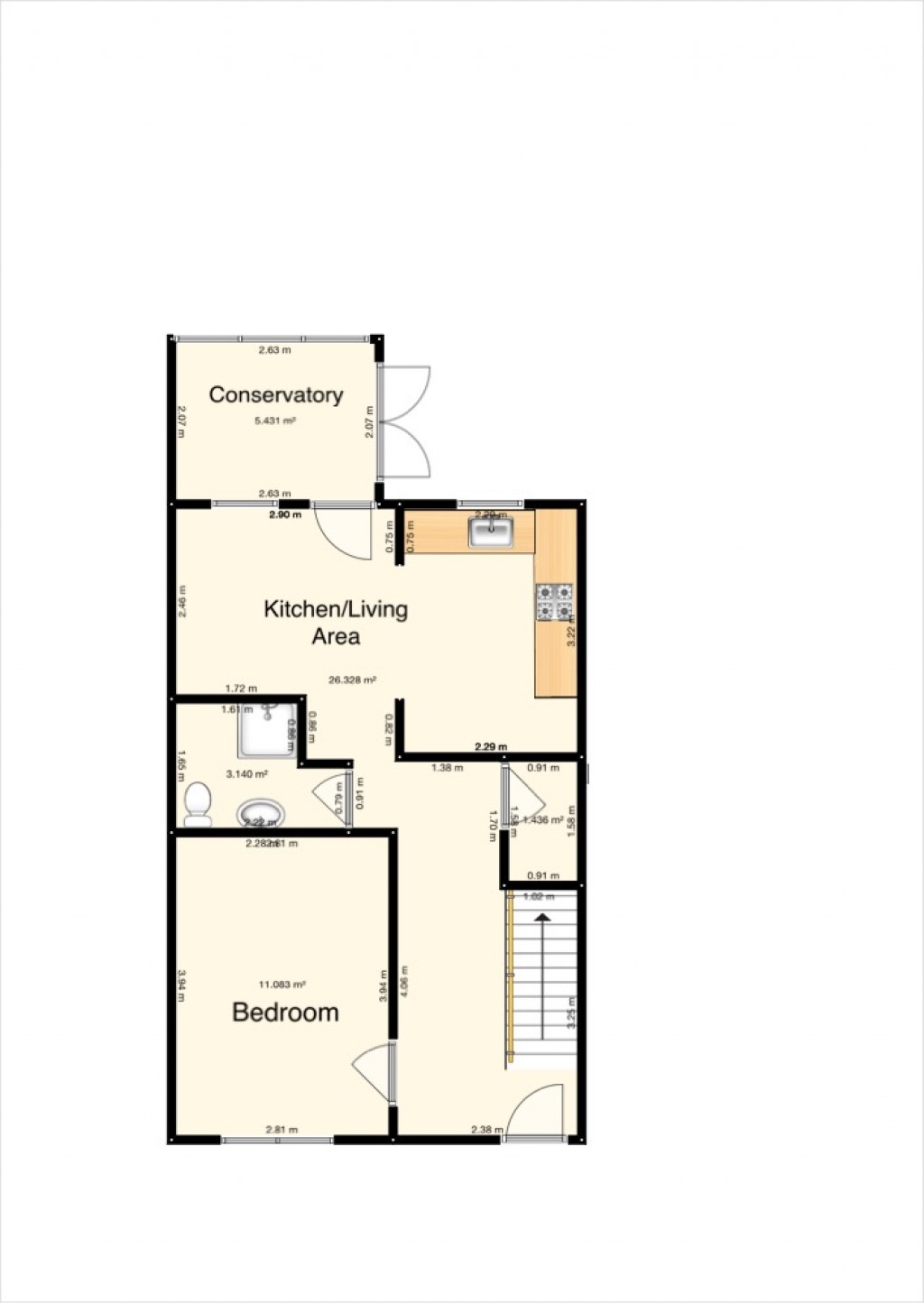 Floorplans For Tawney Street, Oxford