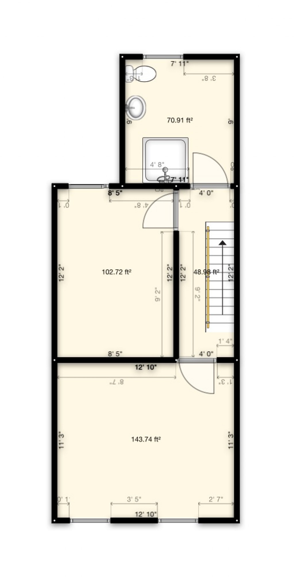 Floorplans For William Street, Marston, Oxford