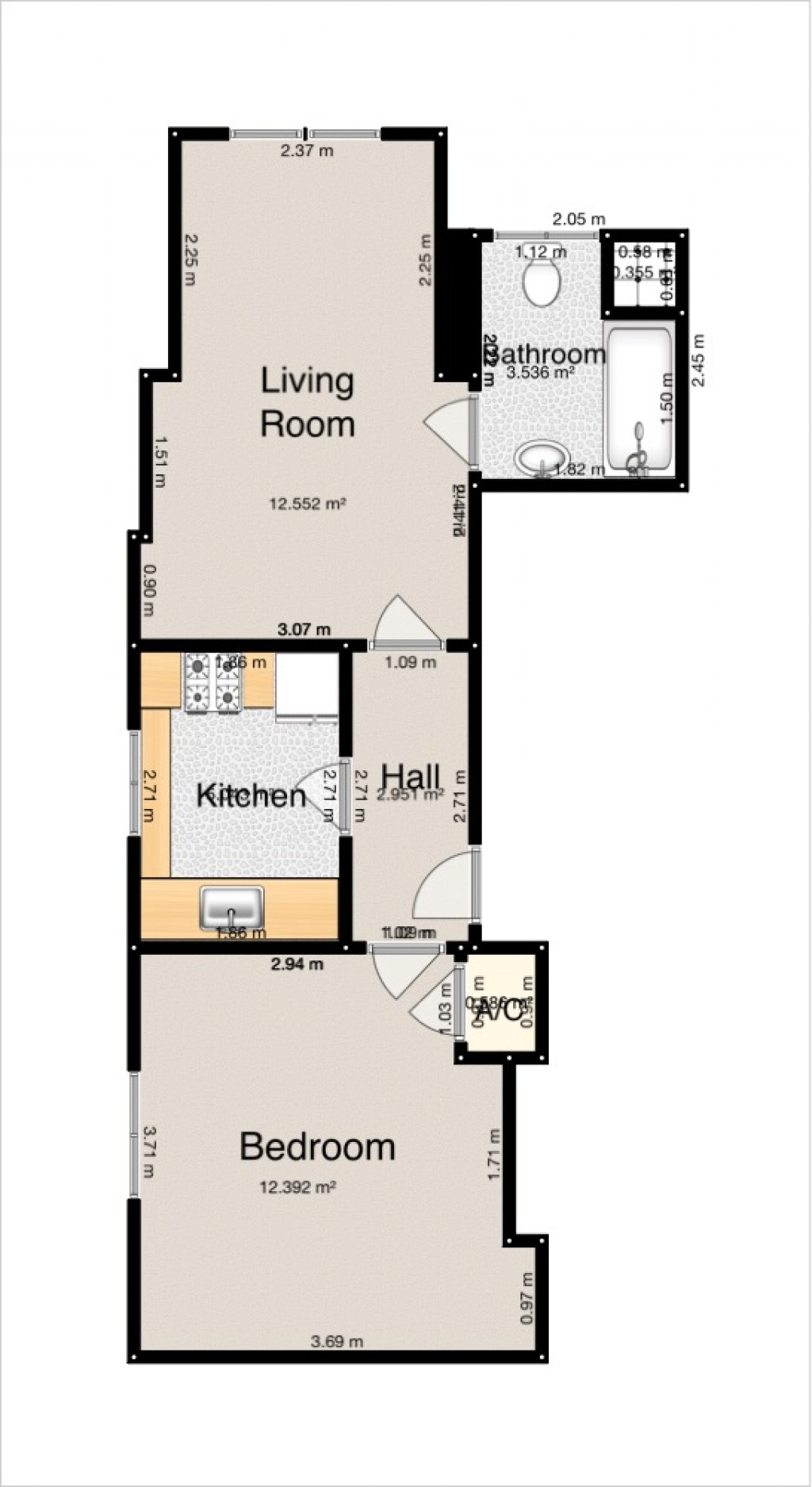 Floorplans For Magdalen Road, Oxford