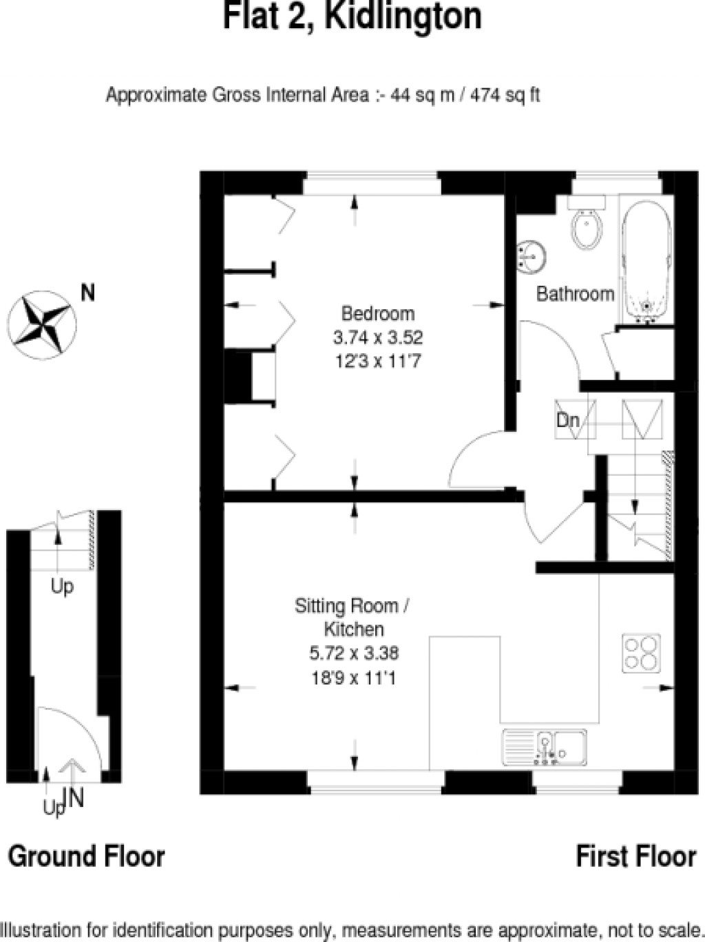 Floorplans For Laburnum Crescent, 84 Laburnum Crescent, Kidlington