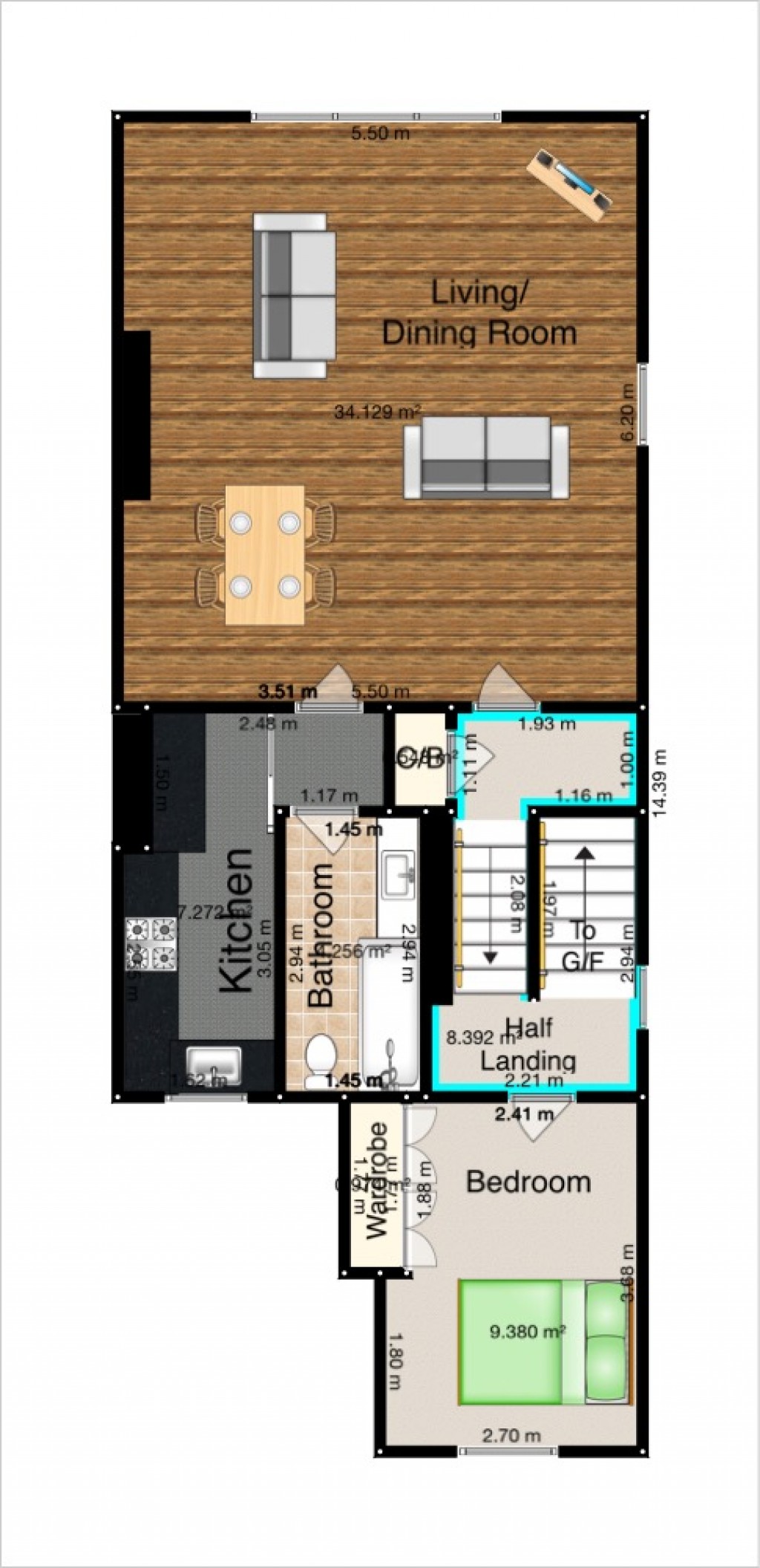 Floorplans For Walton Street, 112A Walton Street, Oxford